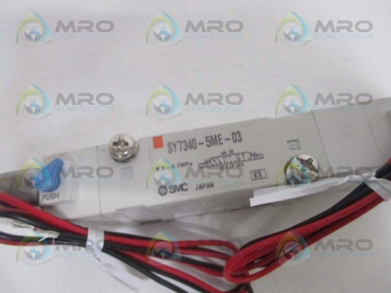 SMC SY7340-5ME-03 SOLENOID VALVE 24VDC NSNP