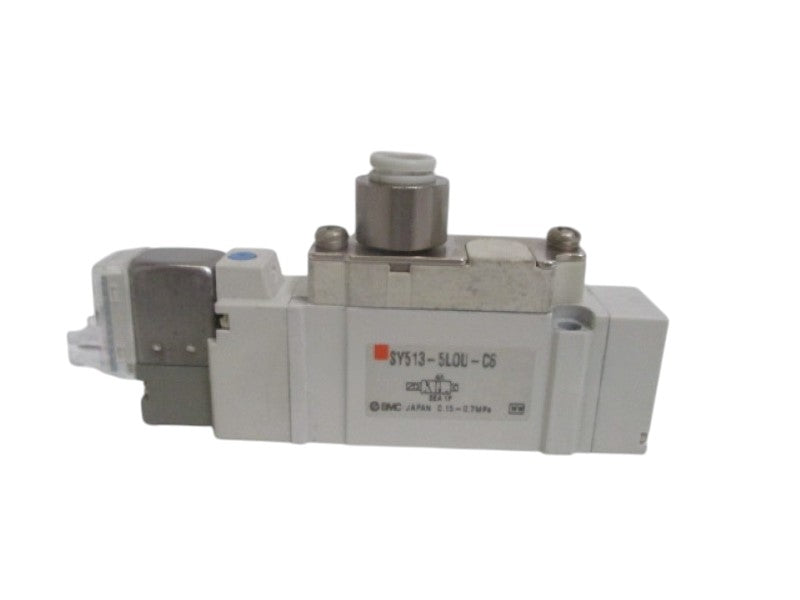 SMC SY513-5L0U-C6 SOLENOID VALVE 24VDC NSNP