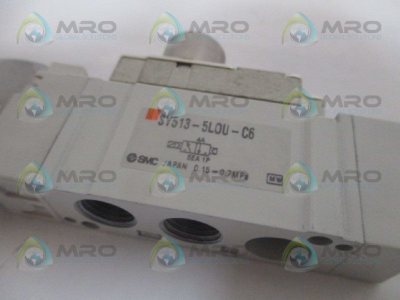 SMC SY513-5L0U-C6 SOLENOID VALVE 24VDC NSNP