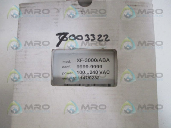 ASCON TECNOLOGIC XF-3000/ABA TEMPERATURE CONTROLLER 100-240VAC NSMP