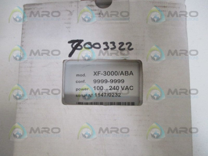 ASCON TECNOLOGIC XF-3000/ABA TEMPERATURE CONTROLLER 100-240VAC NSMP