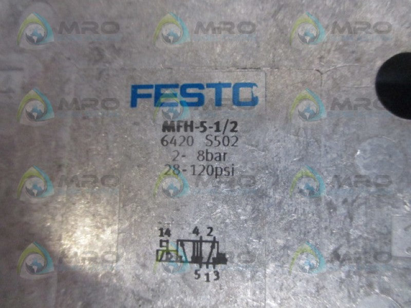 FESTO MFH-5-1/2 SOLENOID VALVE 6420  NSMP