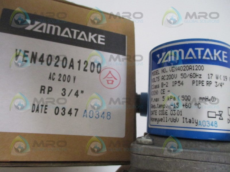YAMATAKE VEN4020A1200 VALVE 200VAC 3/4" NSMP