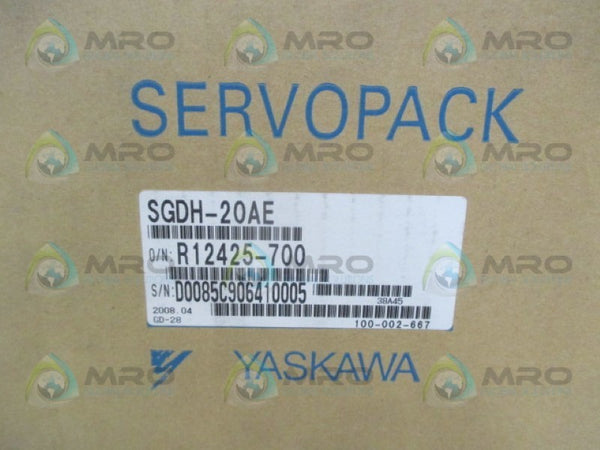 YASKAWA SERVOPACK SGDH-20AE SERVO DRIVE NSMP