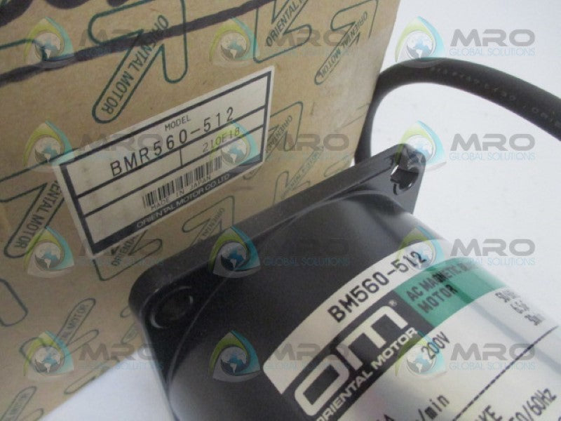 ORIENTAL MOTOR BM560-512 AC MAGNETIC BRAKE MOTOR  NSMP
