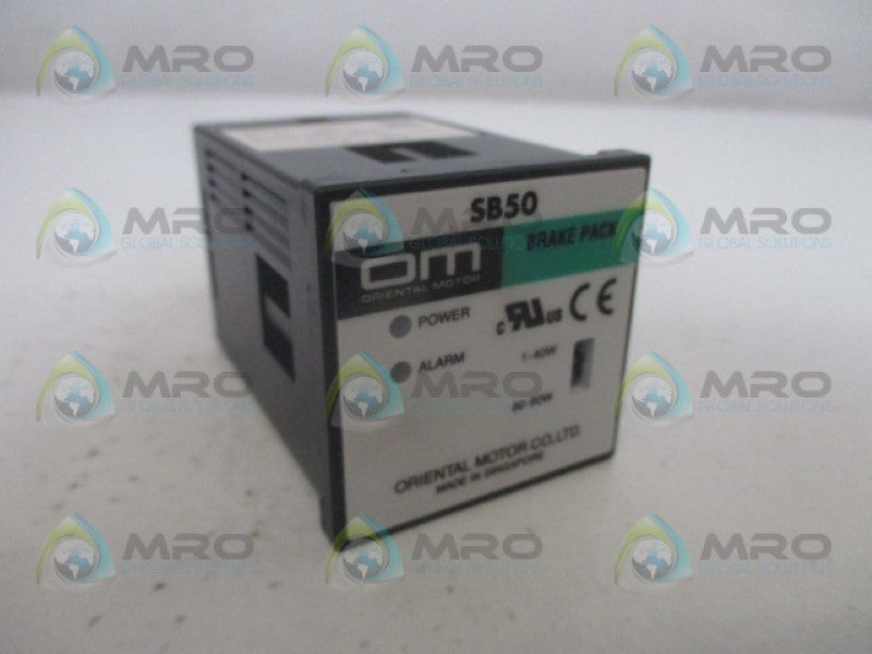 ORIENTAL MOTOR SB50 BRAKE PACK CONTROLLER MODULE NSMP
