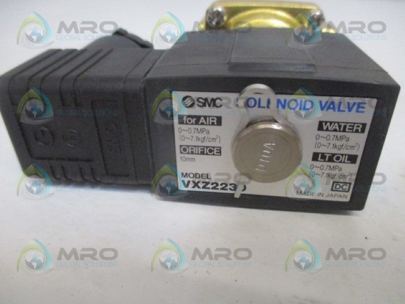 SMC VXZ2230-02-5D SOLENOID VALVE 24VDC NSNP