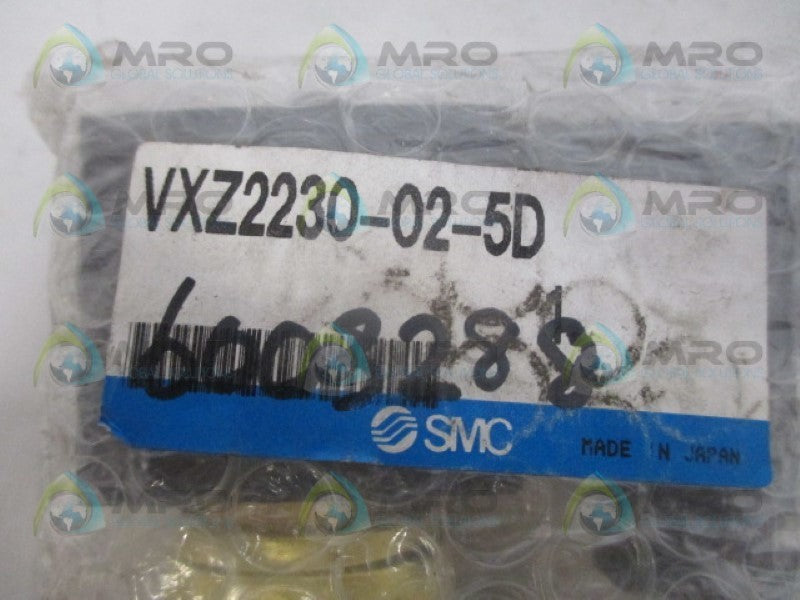 SMC VXZ2230-02-5D SOLENOID VALVE 24VDC NSNP