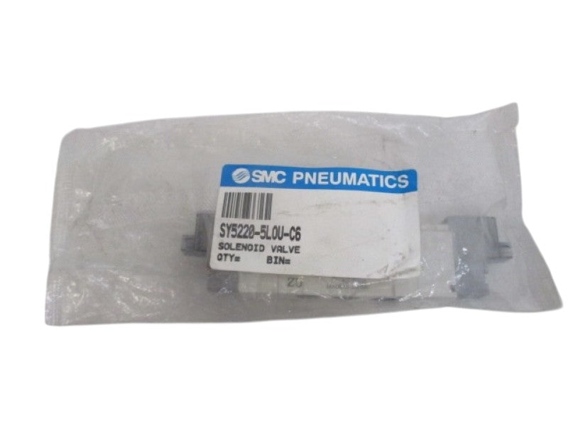 SMC SY5220-5L0U-CY SOLENOID VALVE 24VDC NSMP