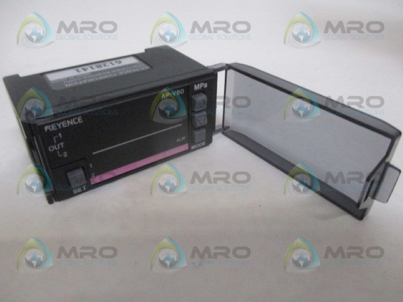 KEYENCE AP-V80 PRESSURE SENSOR AMPLIFIER 12-24VDC NSMP