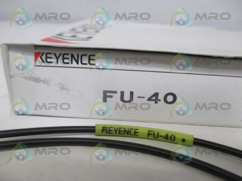 KEYENCE FU-40 REFLECTIVE FIBER OPTIC MODULE  NSMP