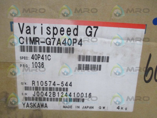 YASKAWA G7 CIMR-G7A40P4 3PH 380-480V NSMP