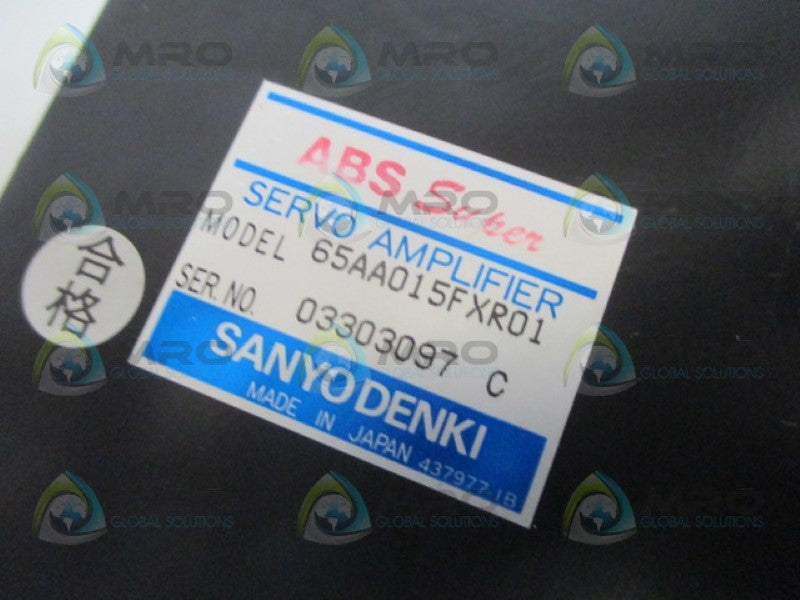 SANYO DENKI ABS SUPER 65AA015FXR01 SERVO AMPLIFIER  NSNP