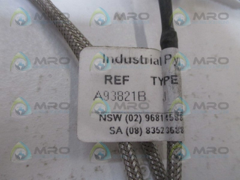 INDUSTRIAL PYROMETERS A93821B TEMP 800 TEMPERTAURE PROBE NSNP