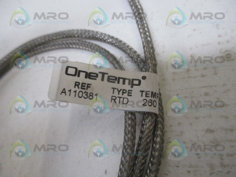 ONE TEMP A110381 TEMPERATURE 260 TEMPERATURE PROBE NSNP