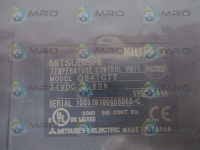 MITSUBISHI Q64TCTT TEMPERATURE CONTROL UNIT 24VDC NSMP