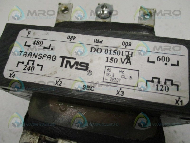 TMS DO0150UH TRANSFORMER 150VA UNMP
