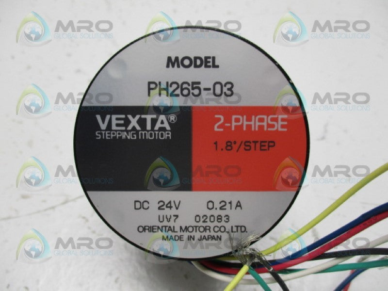 VEXTRA PH265-03 STEPPING MOTOR 0.21A 24VDC NSNP