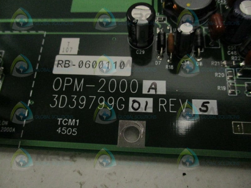 ROSEMOUNT OPM-2000A 3D39799G01 STACK LON BOARD UNMP