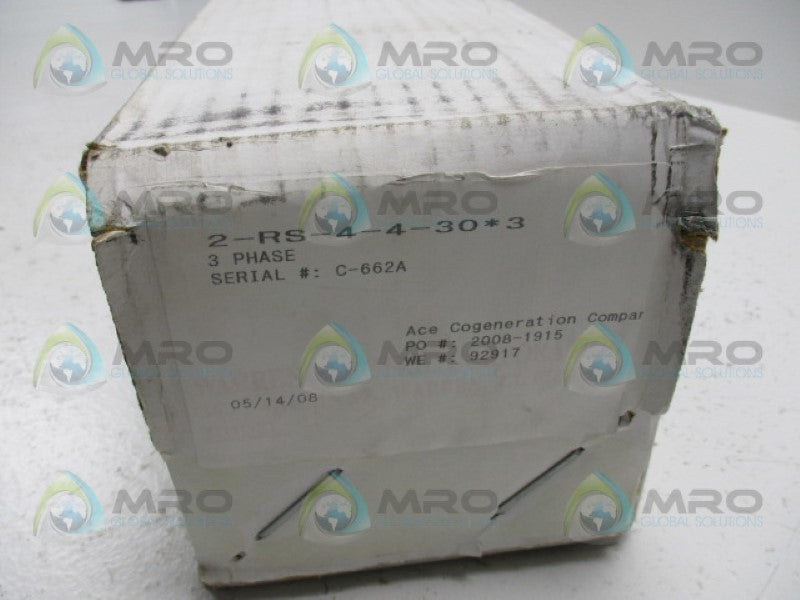 WARREN ELECTRIC 2-RS-4-4-303 480V 386-4600W 300PSI NSFS