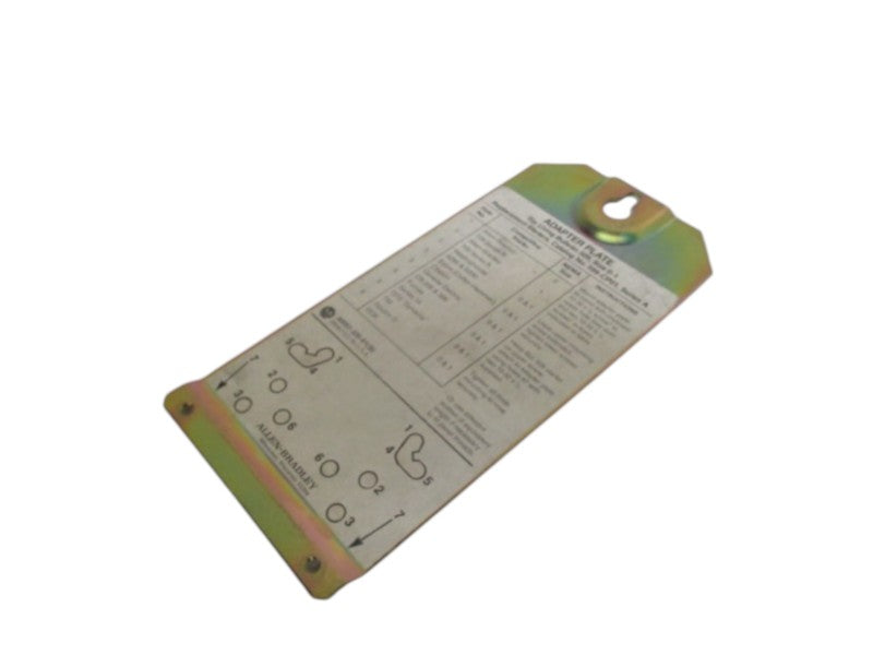 INDUSTRIAL SPARE PART 599-CP01 SER. A ADAPTER PLATE (MISSING ACCESSORIES) NSNP