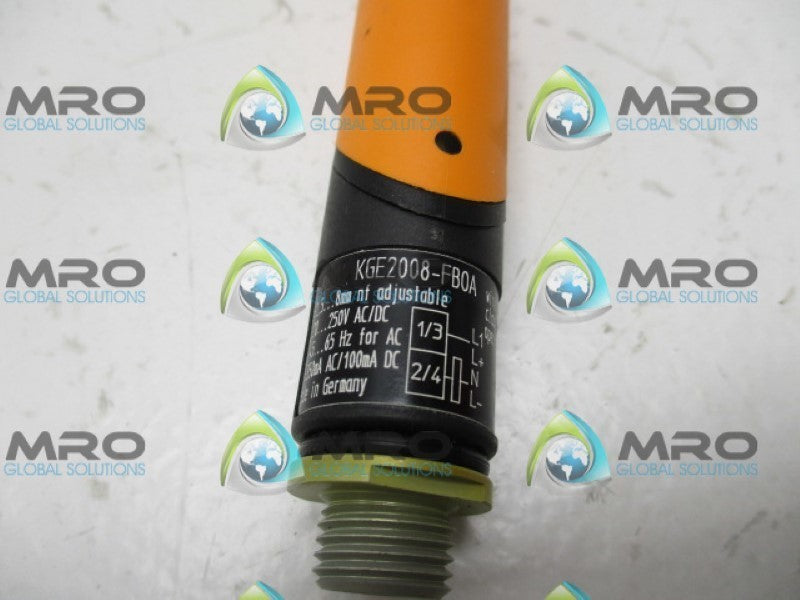 IFM EFECTOR KG001 KGE2008-FB0A PROXIMITY SENSOR  UNMP