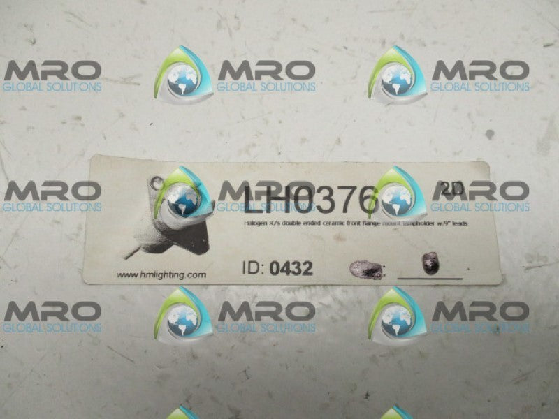HM LIGHTING LH0376 1500W FRONT FLANGED LAMP HOLDER NSNP