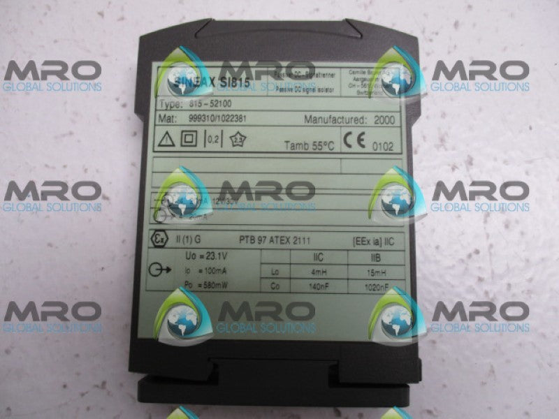 SINEAX SI815 815-52100 TRANSMITTER NSNP