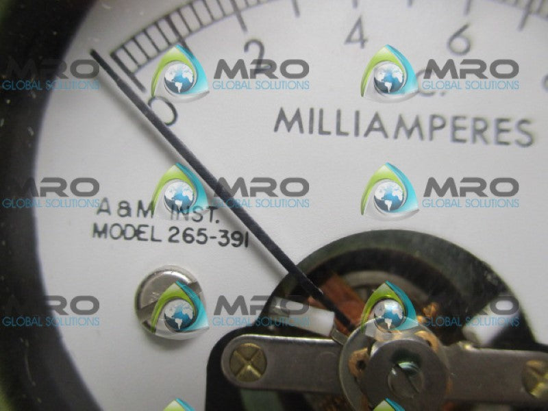 EIL AA1265 GAUGE 0-10 D.C.MILLIAMPERES NSNP