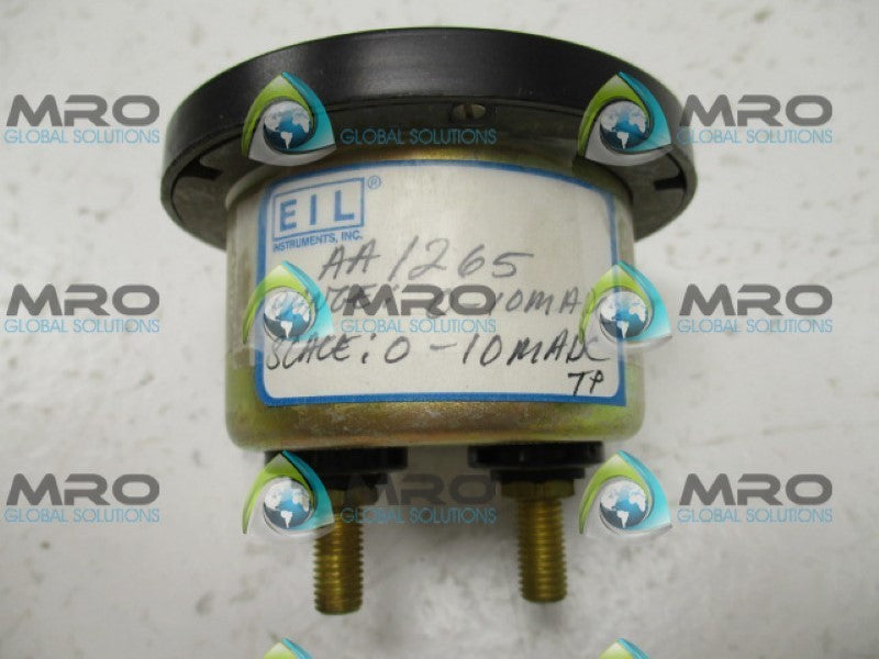 EIL AA1265 GAUGE 0-10 D.C.MILLIAMPERES NSNP