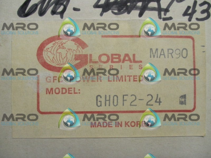 GFC HAMMOND GH0F2-24 POWER SUPPLY 2.4A 24VDC 100/120/220/240V NSMP