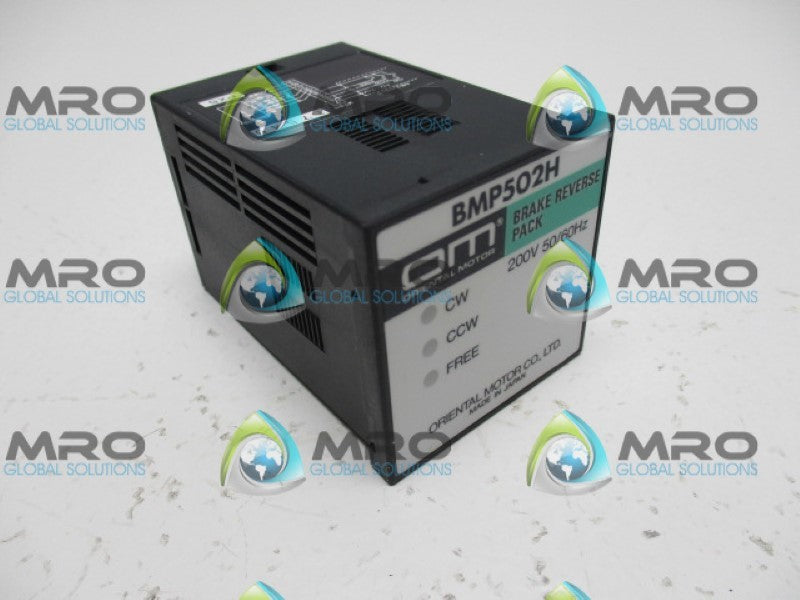 ORIENTAL MOTOR BMP502H BRAKE REVERSE PACK RELAY 200V *NEW NO BOX*