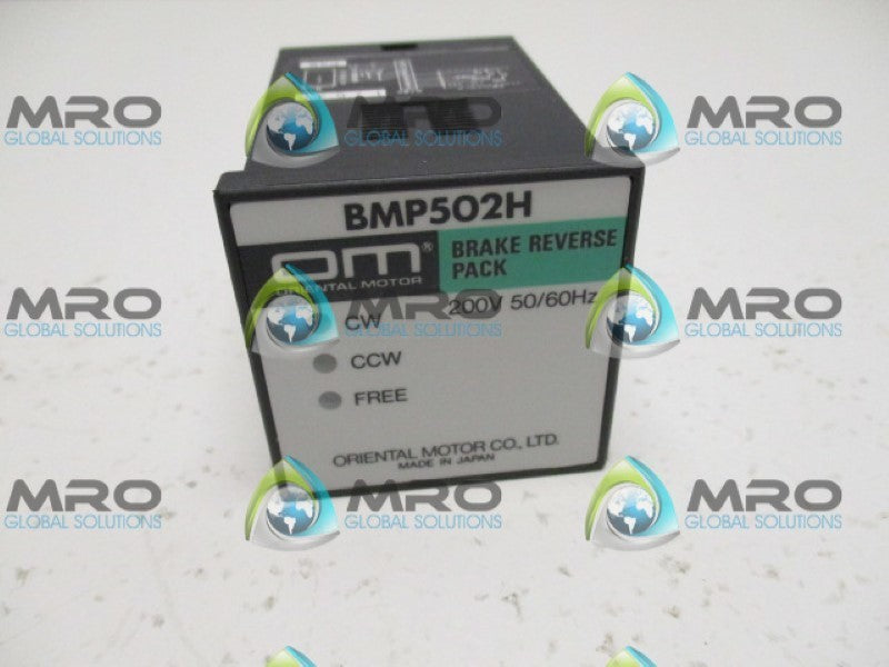 ORIENTAL MOTOR BMP502H BRAKE REVERSE PACK RELAY 200V *NEW NO BOX*