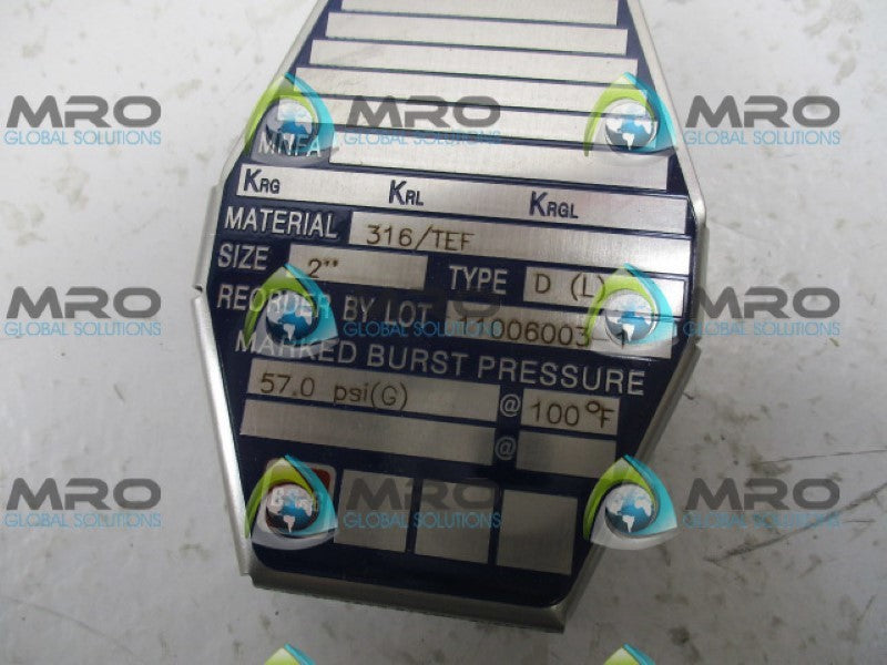 BS&B SAFETY SYSTEMS 11006003-1 NSMP