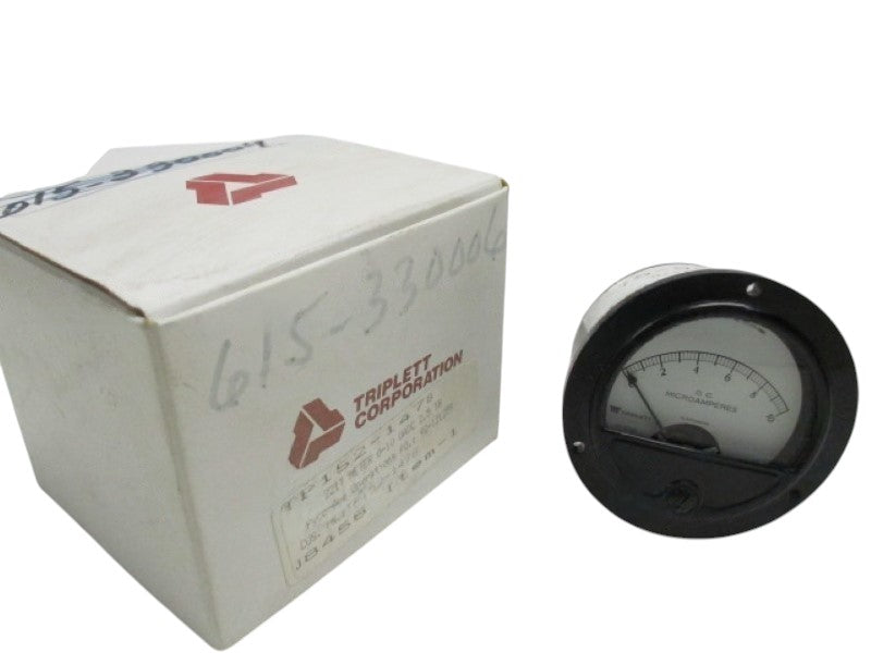 TRIPLETT TP152-1478 GAUGE 0-10 D.C.MICROAMPERES NSMP