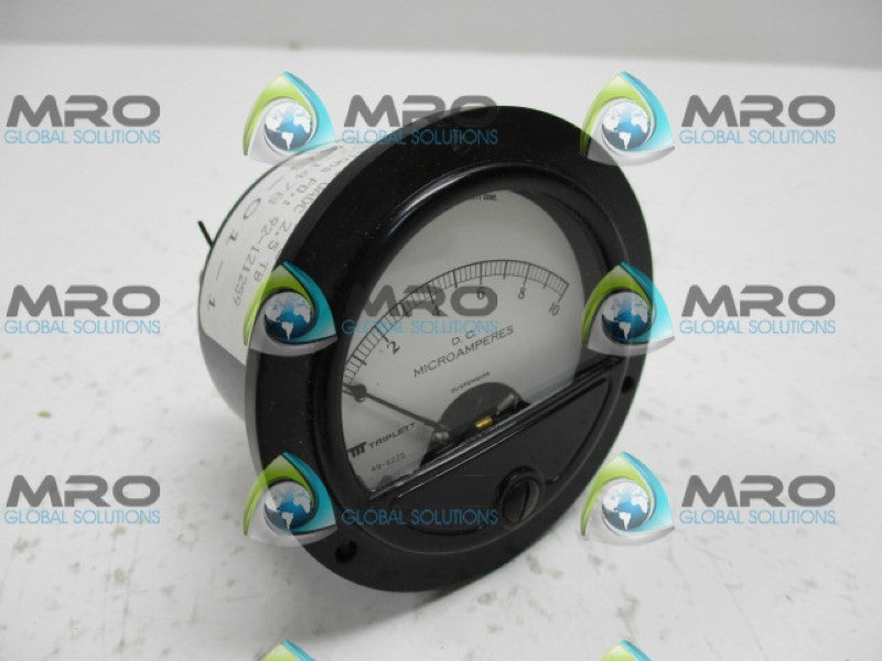 TRIPLETT TP152-1478 GAUGE 0-10 D.C.MICROAMPERES NSMP