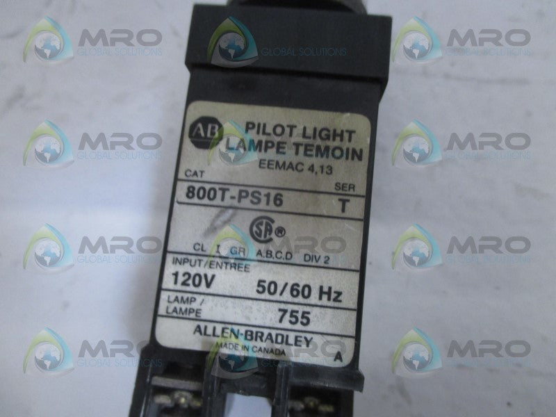 INDUSTRIAL SPARE PART 800T-PS16 SER. T 120V UNMP