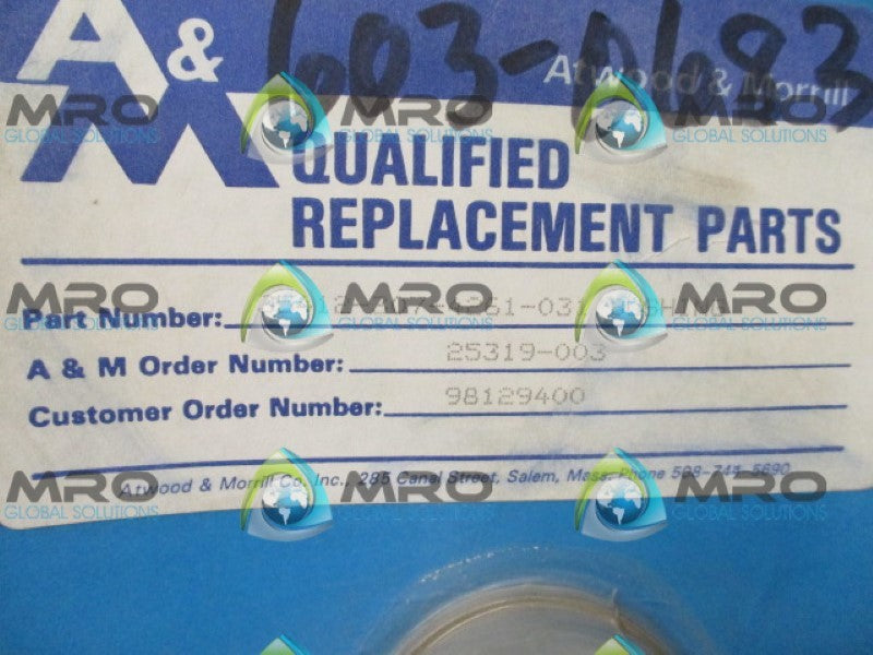 ATWOOD&MORRILL 35412-307-4261-031 BUSHING NSMP