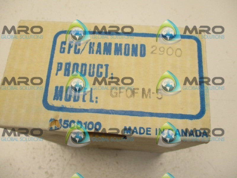 GFC/HAMMOND GFOFM-5 LINEAR POWER SUPPLY NSMP