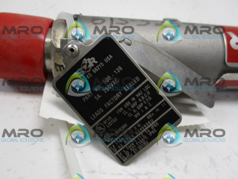 SOR 6AH-EF3-N4-C1A-RR EXPLOSION PROOF PRESSURE SWITCH 12-100PSI NSNP