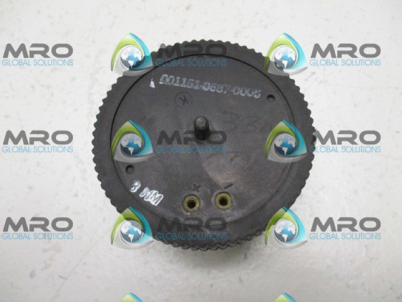 ROSEMOUNT 01151-0687-0005 0-100% FLOW ANALOG DISPLAY TRANSMITTER UNMP