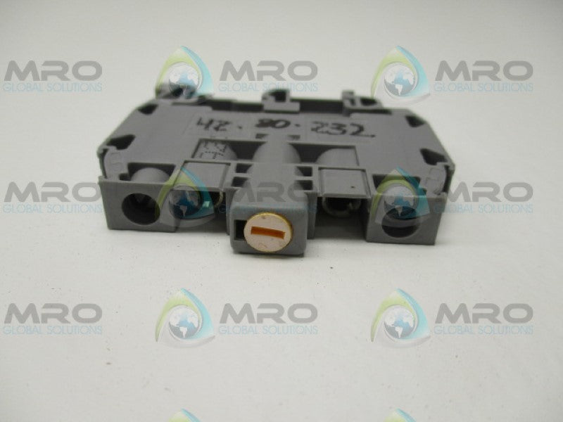 ENTRELEC M6/8-STP GRAY TERMINAL BLOCK UNMP