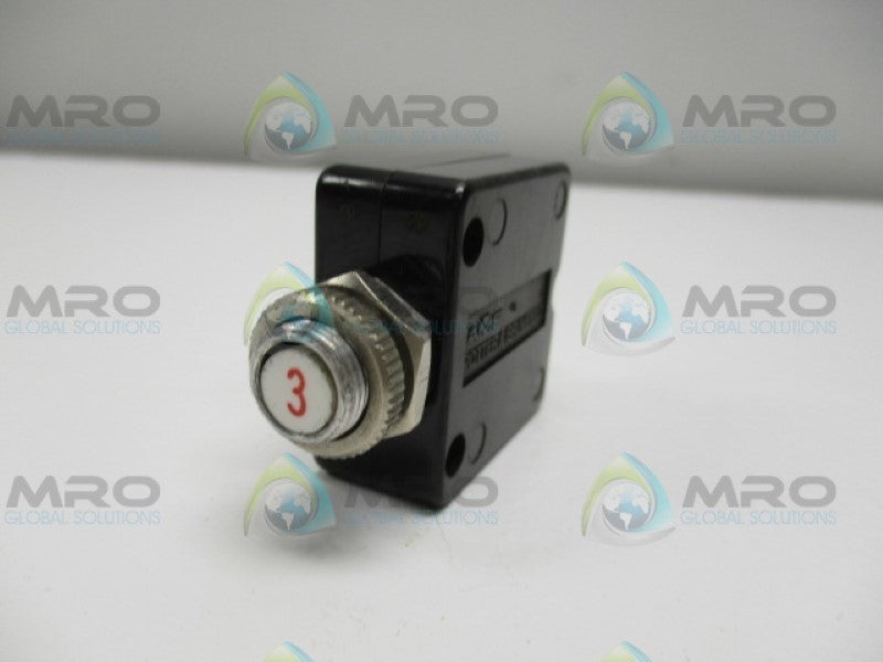 POTTER&BRUMFIELD W58-XB1A4A-3 THERMAL CIRCUIT BREAKER 3A UNMP