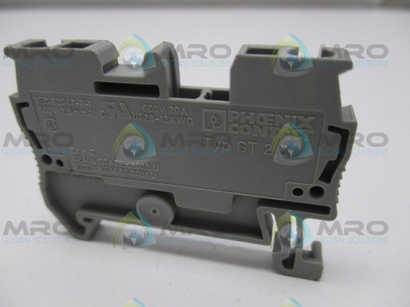 PHOENIX CONTACT ST2,5 GRAY TERMINAL BLOCK NSNP