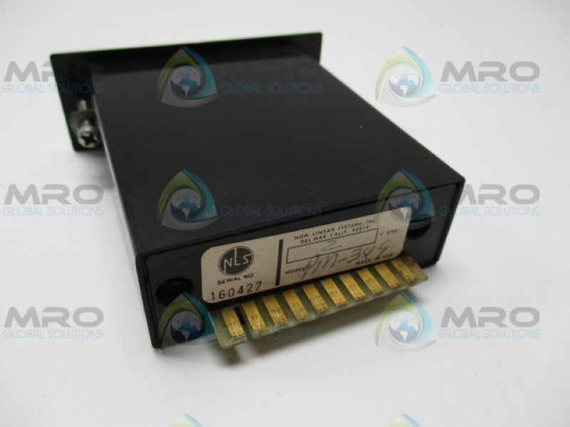 NON-LINEAR SYSTEMS PM-349 DIGITAL PANEL METER UNMP