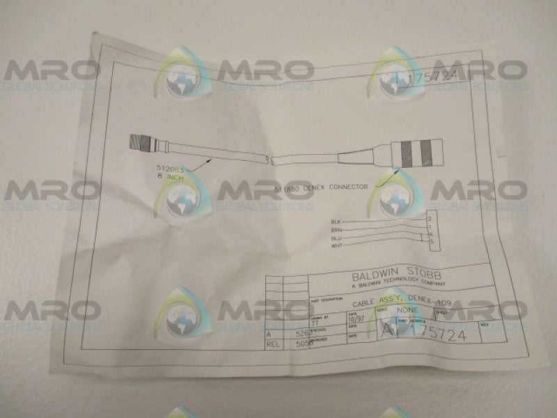 BALDWIN STOBB E54661-02  CABLE NSNP