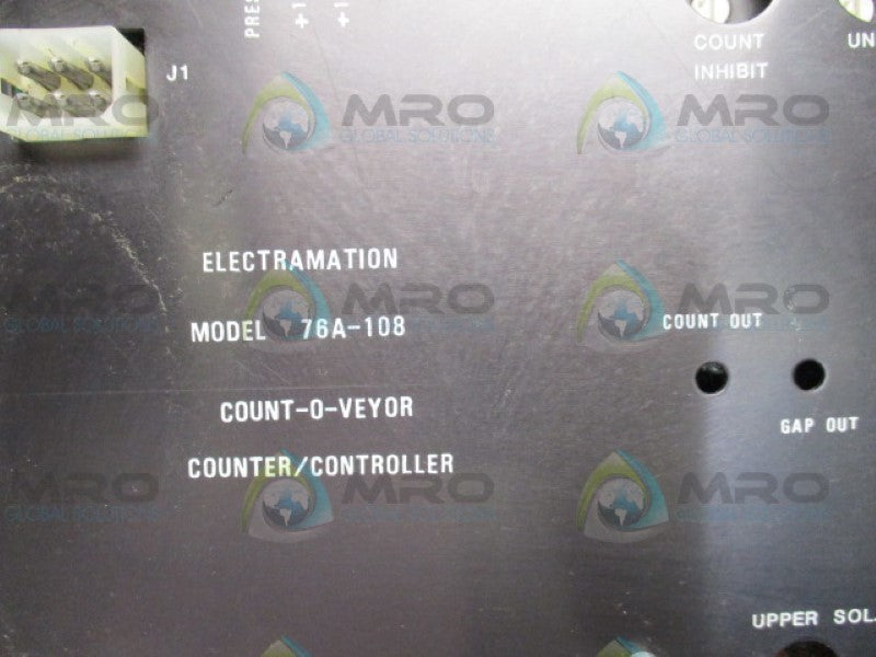 ELECTAMATION 76A-108 COUNT-O-VEYOR COUNTER/CONTROLLER (AS PICTURED) UNMP