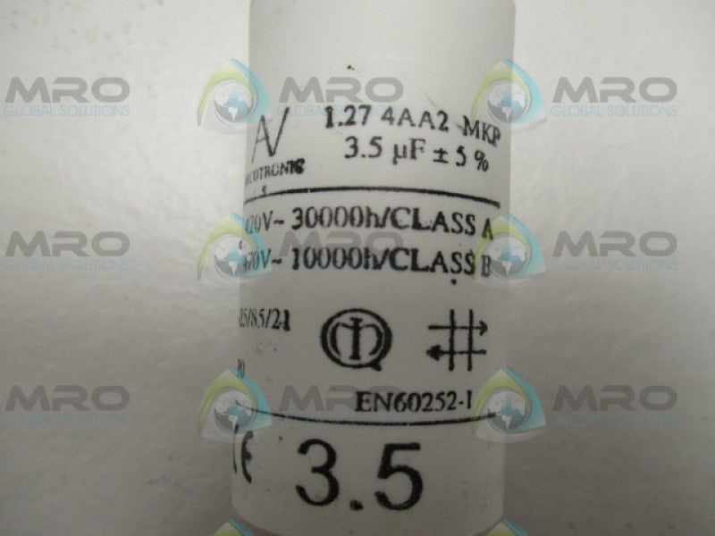 ARCOTRONIC 1.274AA2 MKP 3.6UF RELAY 420/470V 3.5 UNMP