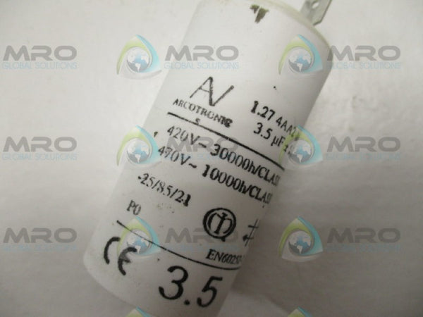 ARCOTRONIC 1.274AA2 MKP 3.6UF RELAY 420/470V 3.5 UNMP