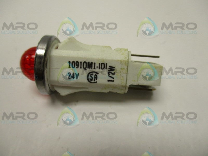 CHICAGO 1091QM1-24V RED PILOT LIGHT 1/2W 24V UNMP